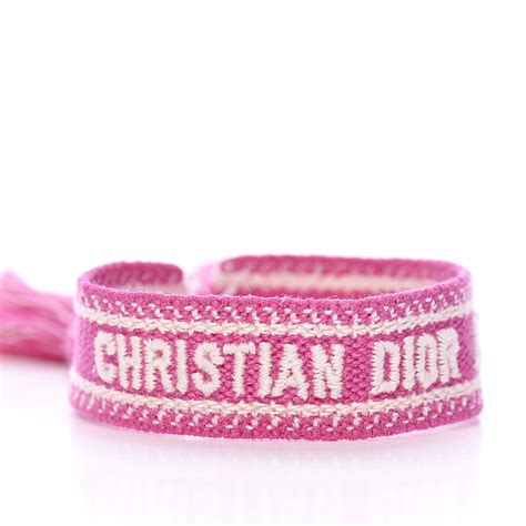 pink christian dior bracelet|Christian Dior bracelet for sale.